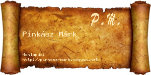 Pinkász Márk névjegykártya